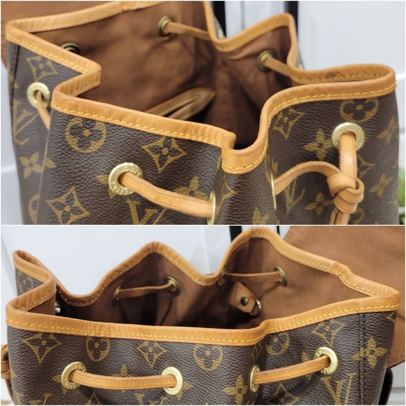 💕DISCONTINUED Very Rare Backpack LOUIS VUITTON Montsouris GM Monogram - Picture 4 of 16
